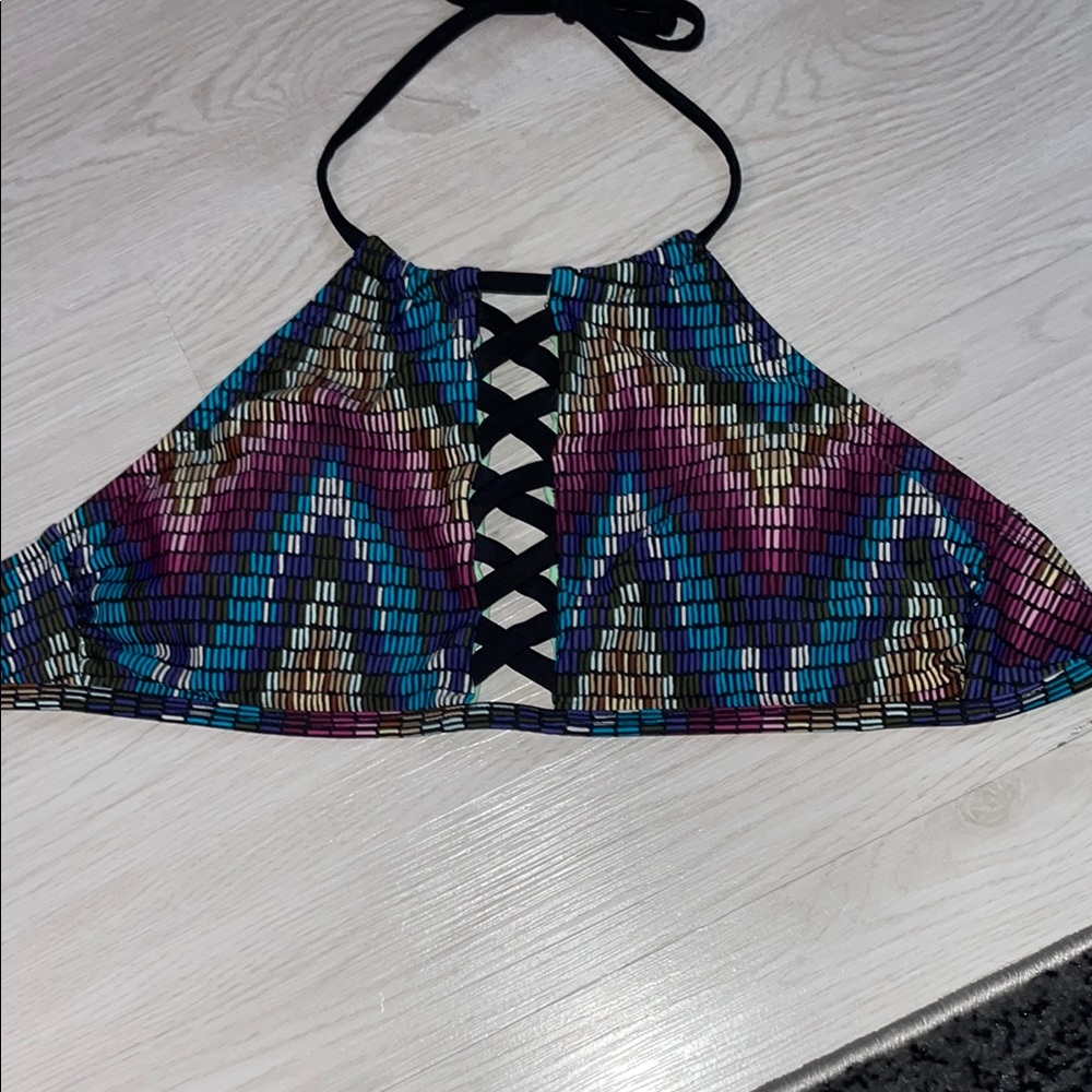 Multicolor Halter Top